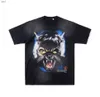 2024 XMXF MENS T SHIRTS MĘŻCZYZN T-SHIRTY KOBIET 50 STYLE Kolor Hellstar Studios Moon Wolf Head Tee Print Casual Short Sleeve Street Rap Top