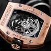 Brand Watch Grestest Wrist Watches RM Wristwatch Rm023 Women's Rm023 Carbon Fiber Copper Nickel Zinc Alloy Sports Machinery Hollow