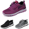 Chaussures de course pour hommes femmes noir blanc rose violet gris baskets de sport GAI 061