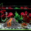 Fish Tank Harts Rockery Landscaping Ornament Volcano Figurine Aquarium Decorations Lifelike Staty Supply Home 240226