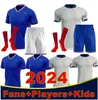 Maillots de Football 2024 French fra nce koszulka piłkarska francuski Benzema 2024 25 Francia Mbappe Griezmann Kante Maillot Foot Kit