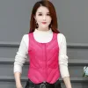 Waistcoats Woman Jacket Vest Down Cotton Women's Short Autumn and Winter Cotton Foder Vest Chaleco Mujer