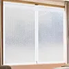 Vorhang-Fenster-Isolierfolie, hitzebeständiges Tür-Isolator-Set, 100 x 80 cm, durchscheinend, reißfest, schrumpfbar