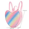 Heart PU MINI Backpack Purses Small Travel Shoulder Bag Pink Fashion Satchel School Bags for Women Girls Kids