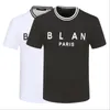 24ss T-shirts voor heren Designer T-shirt Klassiek Letter Gedrukt Dames Korte mouw Straat Los Casual T-shirt Katoen Modieus Zwart en Wit Hoog