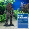 Aquarium Ornaments Decorative Statue Model Tree Man Fish Tank Adornment Supplies 240226