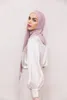 Muslim Women High Quality Jersey Hijab Mercerized Cotton Instant Headscarf Islam Pure Color Versatile Fashion Turban 240227