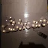 LED Pesonalized Names Wood Signs Custom Name Sign Table Decor Wedding Wooden Letters Baby Nursery Pet 240220