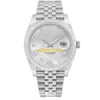 Orologi da uomo Roiex Datejust 41 Orologio di lusso giubileo in acciaio oro bianco 18 carati MOP quadrante con diamanti 126334FN 2GWS