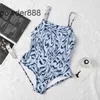 2023 New Alphabet Slimming Trendy Brand Triangle Womens Swimsuit