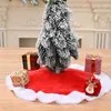 Decorações de Natal Prigula saia de árvore branca Fal de Natal árvores de lantejoulas de tapete de tapete de folhas pequenas festa em casa
