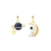 Stud Earrings King Nova Moon Astronaut Women's Jewelry Accessories Birthday Gifts Style Girl For