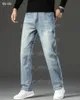 pantaloni jeans jeans firmati Jeans PPDDA da uomo vestibilità slim nuovo marchio trendy pantaloni dritti versatili ricamo trapuntato pantaloni vintage di marca strappati da uomo