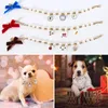 Dog Apparel Cute Cat Supplies Adjustable Puppy Accessories Jewelry Pearl Necklace Pet Collar Bow Bell