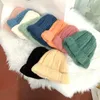 Bérets INS influenceur tricot bonnets chapeau couleur Macaron doux cireux haute qualité laine tout-match hiver chaud femmes casquettes