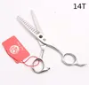 6 tum Japan Steel Purple Dragon Professional Human Hairing Scissors frisörsax 81418 Tänder Thinning Rate 35507971121