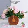 Classic Creative Simulation Dried Flower Coin Pocket Portable Bag Flowerpot Cabas Succulent Bags Vase Flower Micro Landscape Personality