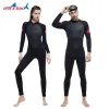 Muta muta da 5 mm tuta da immersione in neoprene da uomo addensare abito bagnato completo, manica lunga zip a zip mantieni costumi da bagno caldi per immersioni subacquee