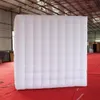 olorful 5x5x3.5mH (16.5x16.5x11.5ft) square wedding led inflatable photobooth inflatables cube tent with GBR bulb and 1 door opening