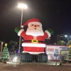 Navio de ar livre gigante inflável papai noel pai decoração de natal velho para grandes promoções decorações de publicidade