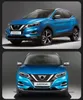 جميع المصابيح الأمامية LED ل Nissan Qashqai 20 17-20 20 ترقية مجموعة المصابيح الأمامية Auto LED الإضاءة اليوم