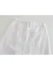 Jupe Été nouveaux vêtements pour femmes français doux élégant allmatch mode décontractée Ruili jupe blanche taille haute fente conception jupe en jean