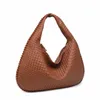 New Arrival 2024 luxury Woven Women's Fashion Show Knitting Design Casual Tote Shoulder Bag Crossbody Bags Genuine Leather Great Quality CHPP-01