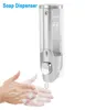 Banyo Sabun Şampuan Dispenser 350ml Duvar Montajı Duş Sıvı Sabun Dispenser Banyo Tuvalet için Kilit ile 9973654