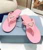 Summer Streetwear Slip On Sandals Shoes Embossed Triangle Rubber Women Men Slides Flats Couple Men's Beach Slippers Comfort Walking EU35-40