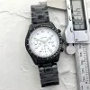 Omeg Bilek Erkekler İçin Saatler 2024 Yeni Erkek Saatler Tüm Dial Work Quartz İzle Yüksek Kaliteli Üst Lüks Marka Kronograf Saat Erkekler Moda Speedmaster Steel Kemer