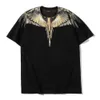 T-shirt da uomo di design e top da donna Marchio di moda mb Manica corta Marcelo T-shirt classica Phantom Wing Colore Feather Lightning Blade Coppia Mezza manica T G8EI