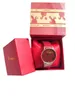 10% OFF watch Watch Year of the Rabbit Exclusive Kou Jiachi Benmingnian 36mm Waterproof Red Calfskin Quartz Womens