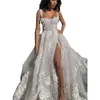 Strand 2024 Lace Summer Wedding Dresses Sexig sidosporter