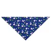 Vêtements pour chiens Bandanas Lavable Serviette de salive Impression mignonne Bavoirs pour chiots Mode Chat Foulard réglable Costumes pour animaux de compagnie Accessoires