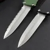 H3401 High End AUTO Tactical Knife D2 Stone Wash Blade CNC Aviation Aluminum Handle Outdoor Camping Hiking EDC Pocket Knives with Nylon Bag