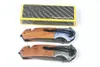 Neues BR X83 Assisted Flipper Klappmesser, 440C Titanbeschichtung, Drop-Point-Klinge aus Holz mit 3D-Stahlkopfgriff, EDC-Taschenmesser mit Einzelhandelsverpackung