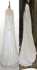 2018 Cape de mariée de mariage Capes en mousseline de soie blanc ivoire à capuche médiévale Wrap boléro veste longueur de plancher 1540253