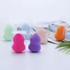 100pcs niestandardowa gąbka do makijażu z przezroczystym pudełkiem PCV Makeup kosmetyczny Puff proszek Blender Puff dla akcesoriów urody Maquillage 240301