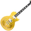 Loja personalizada, feita na China, guitarra elétrica padrão de alta qualidade, rosa dourado, impressão por transferência de água, frete grátis