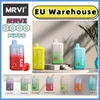 MRVI BAR 8000 Puffs Vape jetable Pen E Cigarette Puff 8000 9000 Puff 10k 12k 15k Vape desechable Rechargeable 650mah Vape jetable Entrepôt local Entrepôt de l'UE