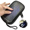 Motorcykelmagnetisk bränsletank Transparent påse Sätet Cellolja Mobiltelefon Hållare Bag Y3D0