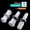 Adaptateur en verre des nargues Adaptateur de piles à eau Drop down Femelle mâle 10 mm 14 mm 18 mm