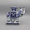 Ceramiczny posąg słoni, dekoracyjna figurka zwierząt, dekoracja domu