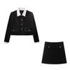 designerM Miao's Autumn and Winter Small Fragrant Coat Skirt French Hepburn Light Luxury temperament Women's Clothing VJDH