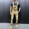 2019 Jumpsuits Overalls Men Bib Jeans Denim Suspender Romper byxor nya män Casual Streetwear Pockets Sexig Slim Skinny totalt C1123