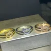 Chaussure Freddy Krueger Freds Halo Ring USHAPED 8 şekilli at nalı yüzüğü geniş ve dar versiyon vgold kaplama 18k gül altın tam gökyüzü yıldızı elmas yüzük kadın anillo