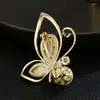 Brooches Pearl Butterfly Brooch Pin Women Insect Vintage Wedding Party Jewelry Clothes Badge Gifts For