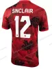 23 24 Canada Soccer Jerseys Davies David Osorio Hommes Enfants 2023 2024 Accueil National EVSTAQUIO HUTCHINSON CAVALLINI LARIN HOILETT Chemises de football BUCHANAN