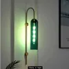 Vägglampa järn konst deco glas rör vägg lampa post modern e27 led väggljus retro industriell stil vardagsrum hotell rumsljus