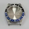 S-gmt – accessoires de montre, boîtier en acier fin de 39MM, rotation unidirectionnelle, anneau de lumière verte, bouche peut être installée avec mouvement NH34/35/36